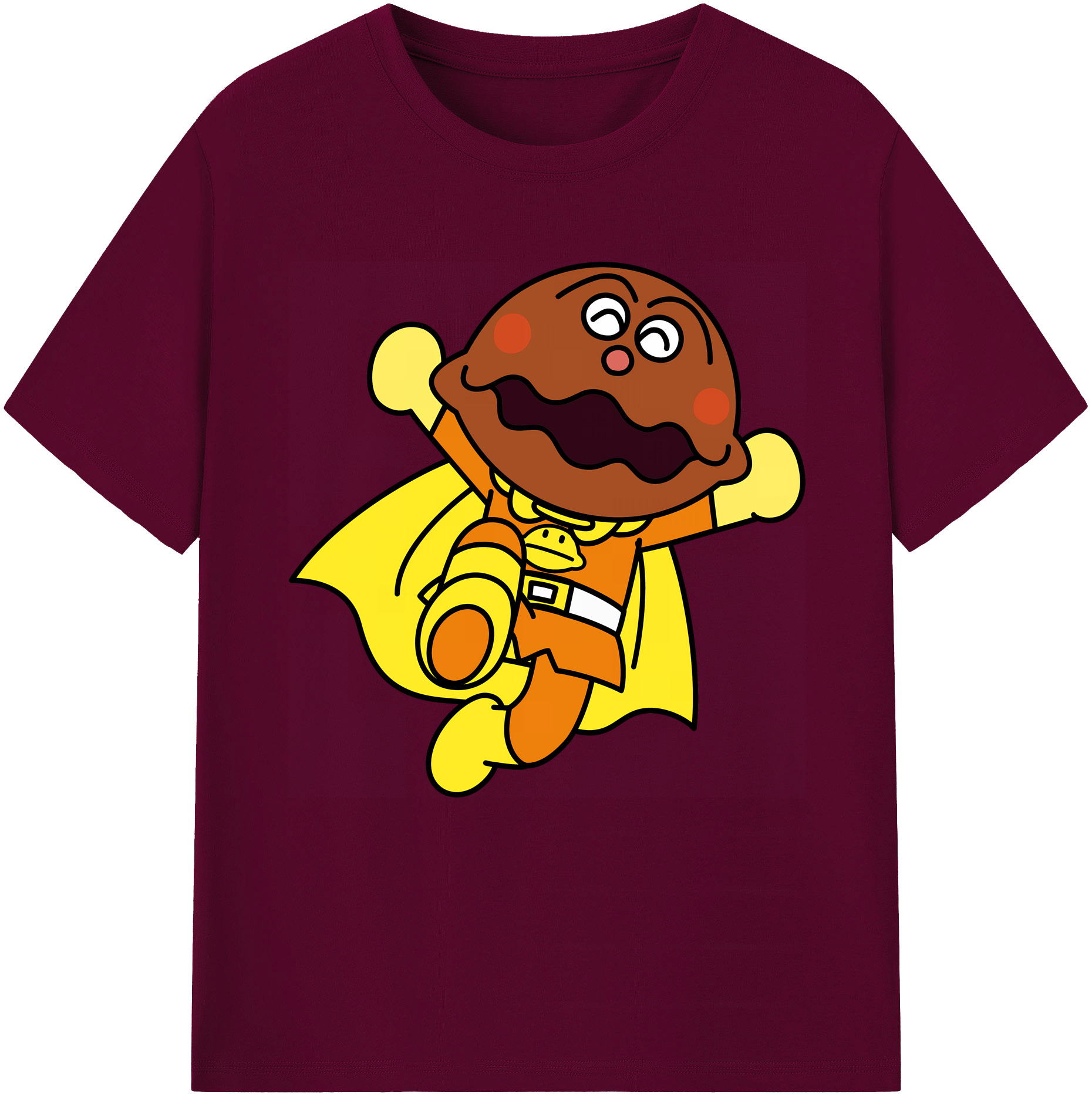 （画像用） アンパンマン Anpanman レディースカジュアルプリントTシャツ（綿100％）
